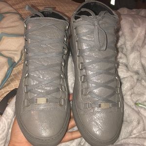 Grey Balenciagas
